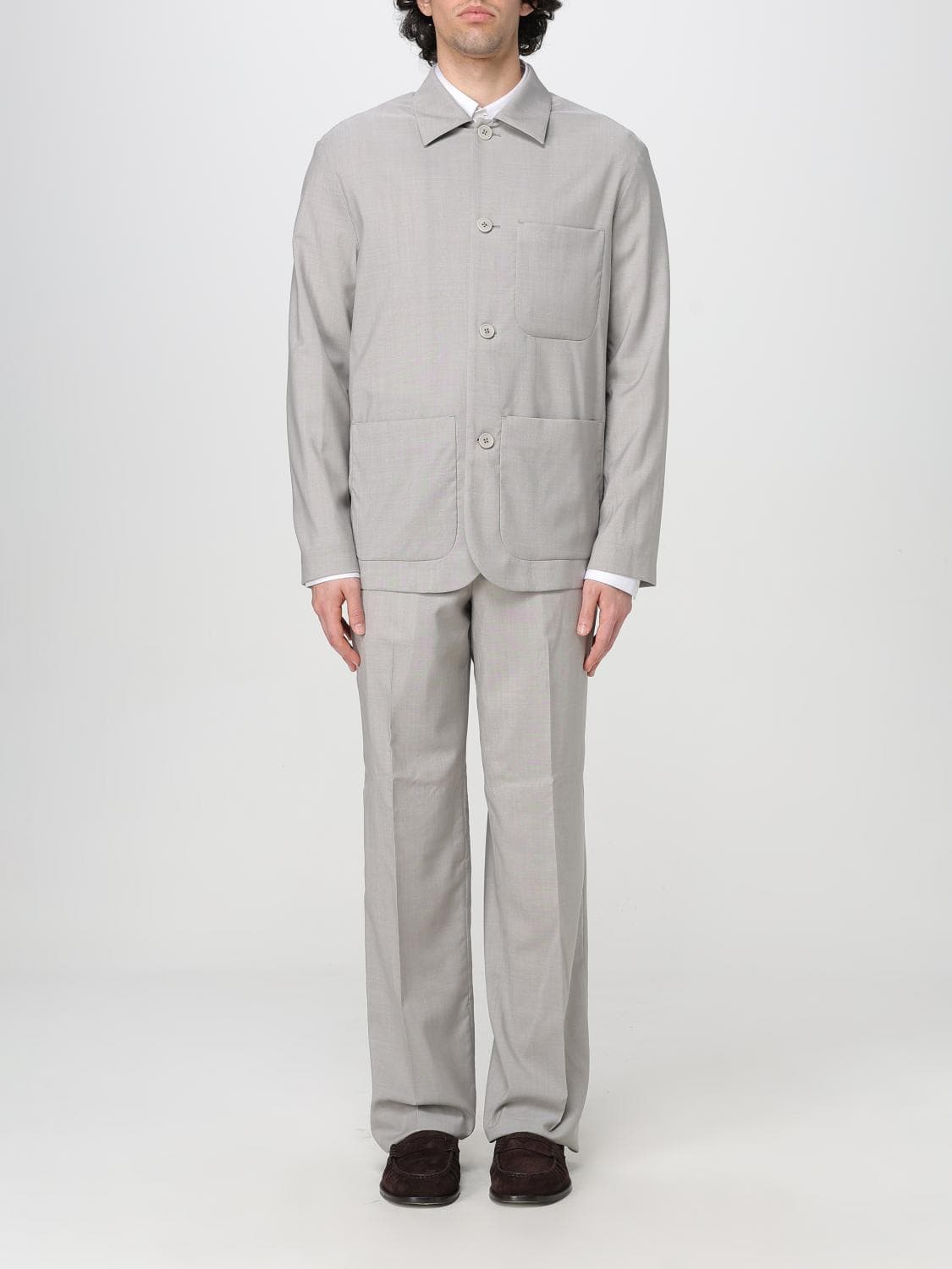 Emporio Armani Suit Men color Sand