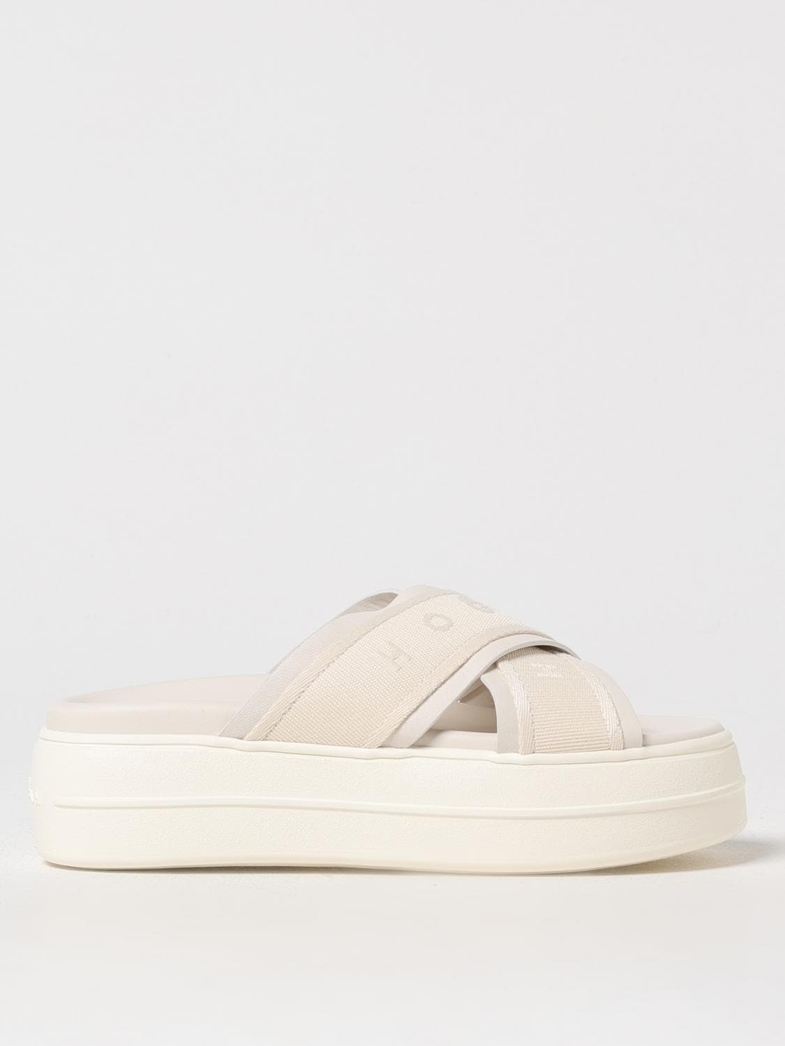 Hogan Heeled Sandal Woman color White · 37