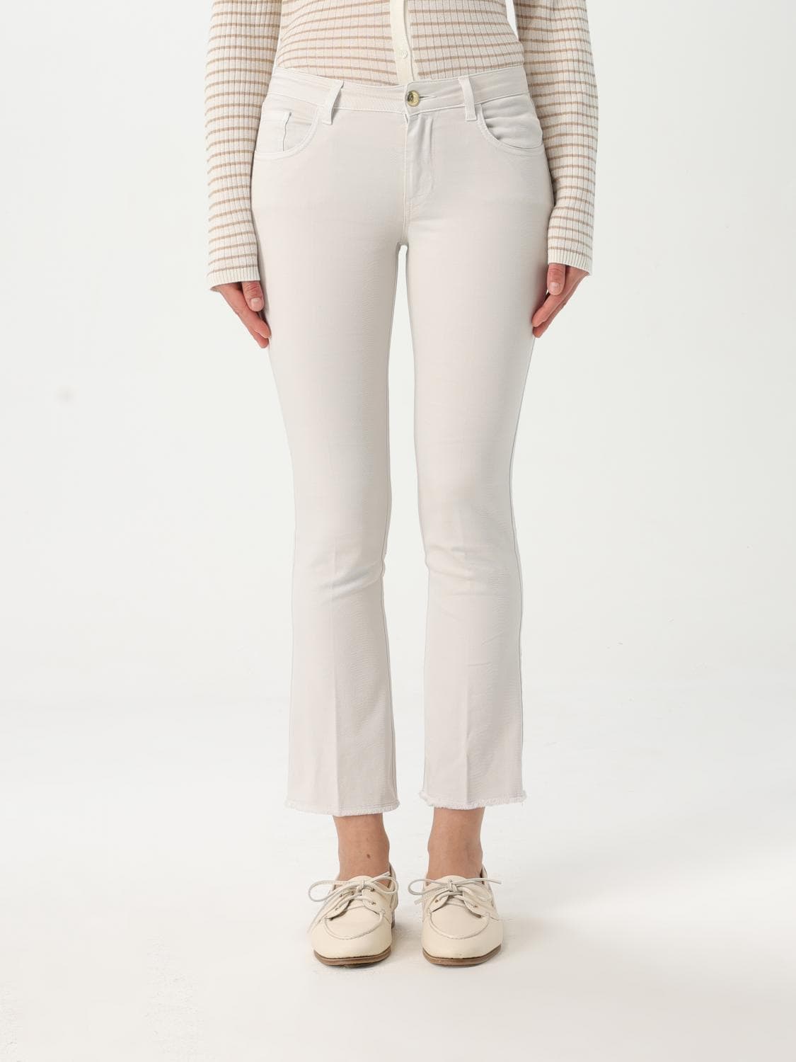 Fay Pants Woman color Grey