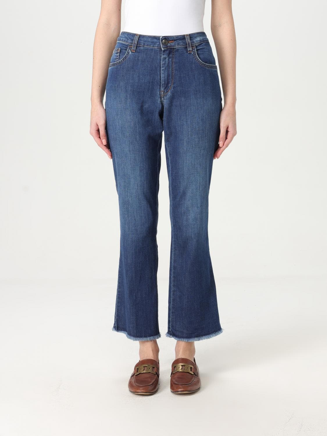 Fay Jeans Woman color Denim