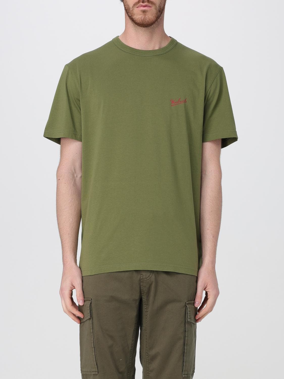 Woolrich T-Shirt Men color Green