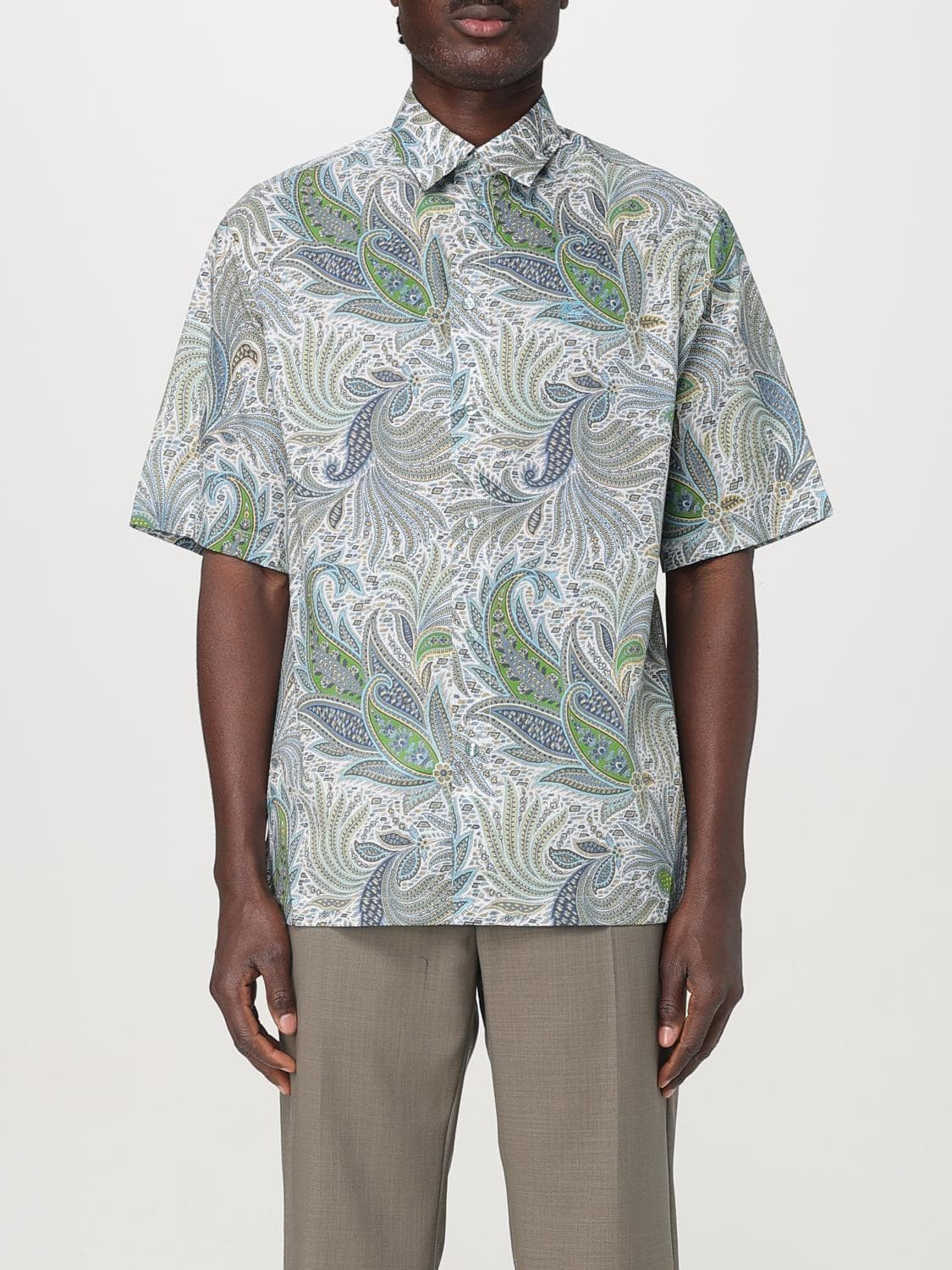Etro Shirt Men color Green