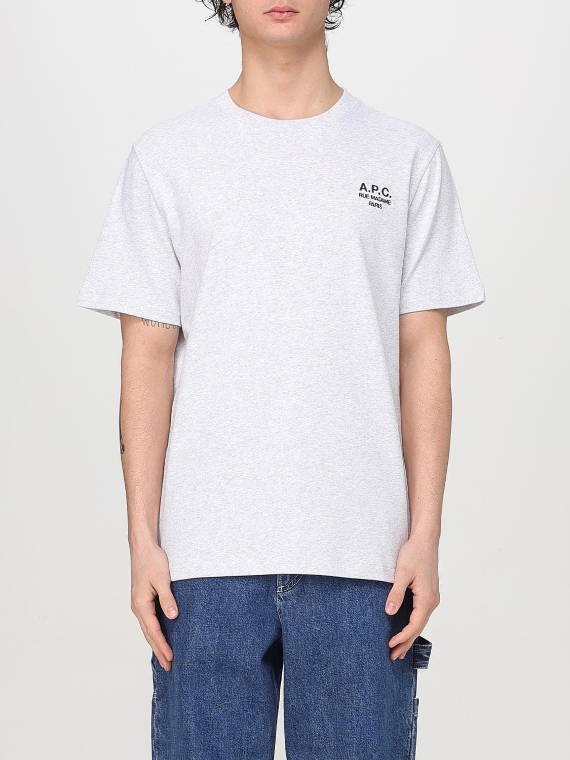 A.p.c. A. P.C. T-Shirt Men color Grey