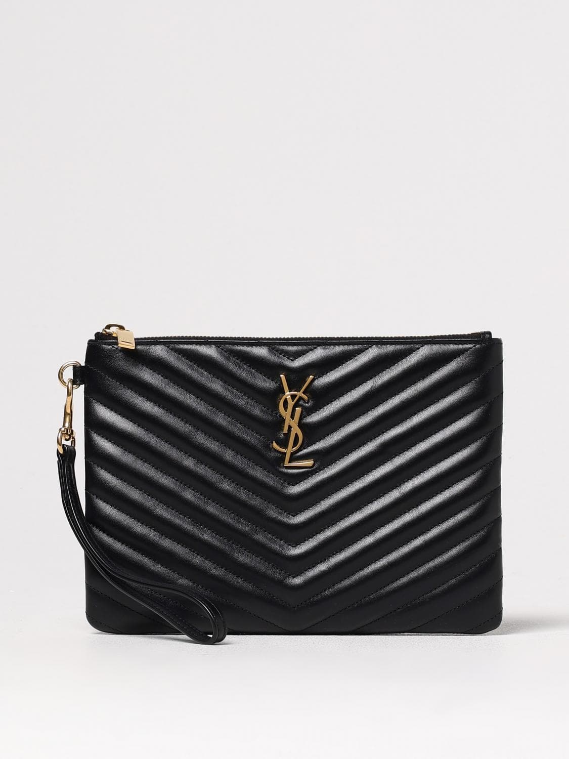 Saint Laurent Clutch Woman color Black · OS