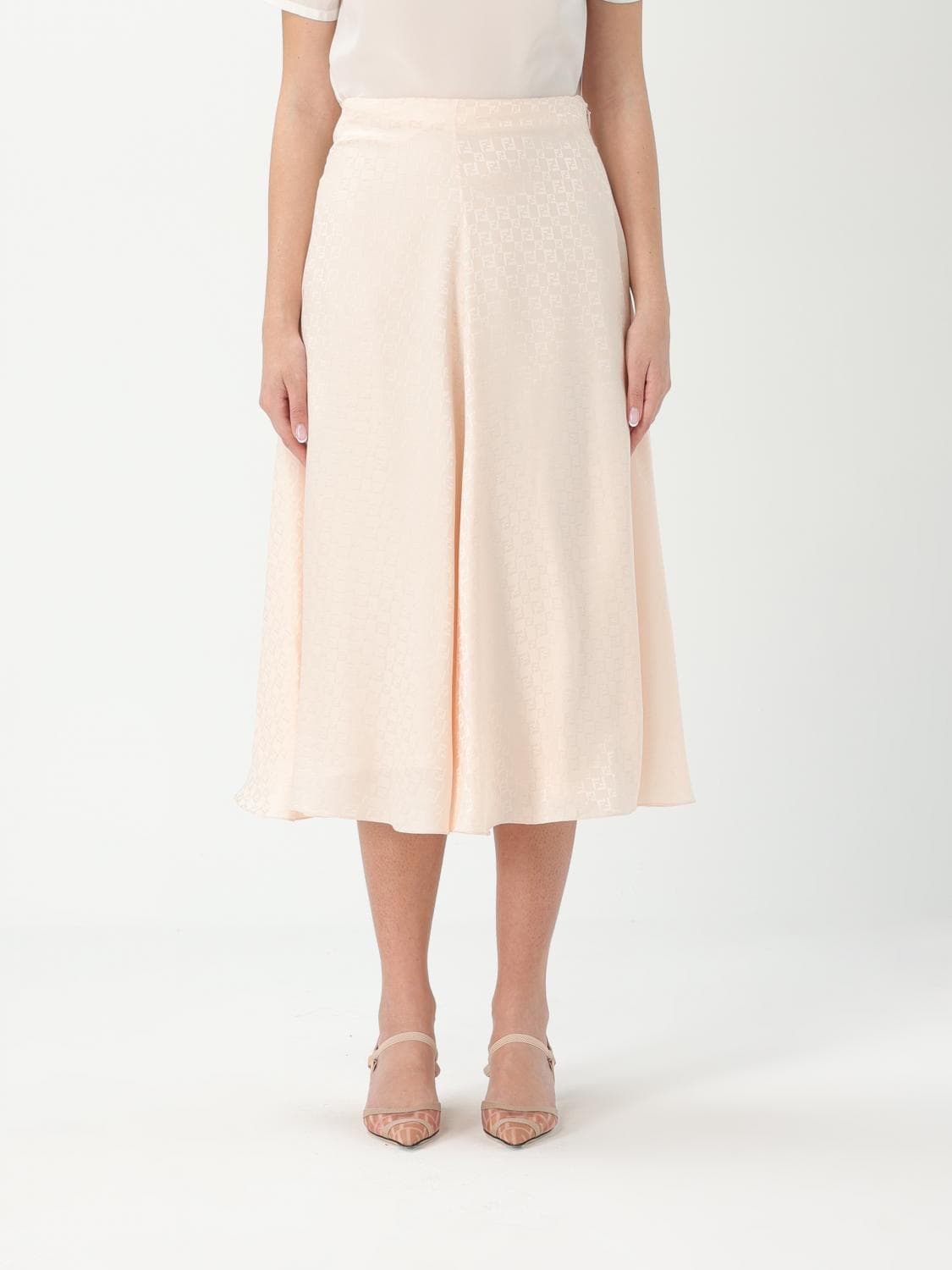 Fendi Skirt Woman color Peach · 42