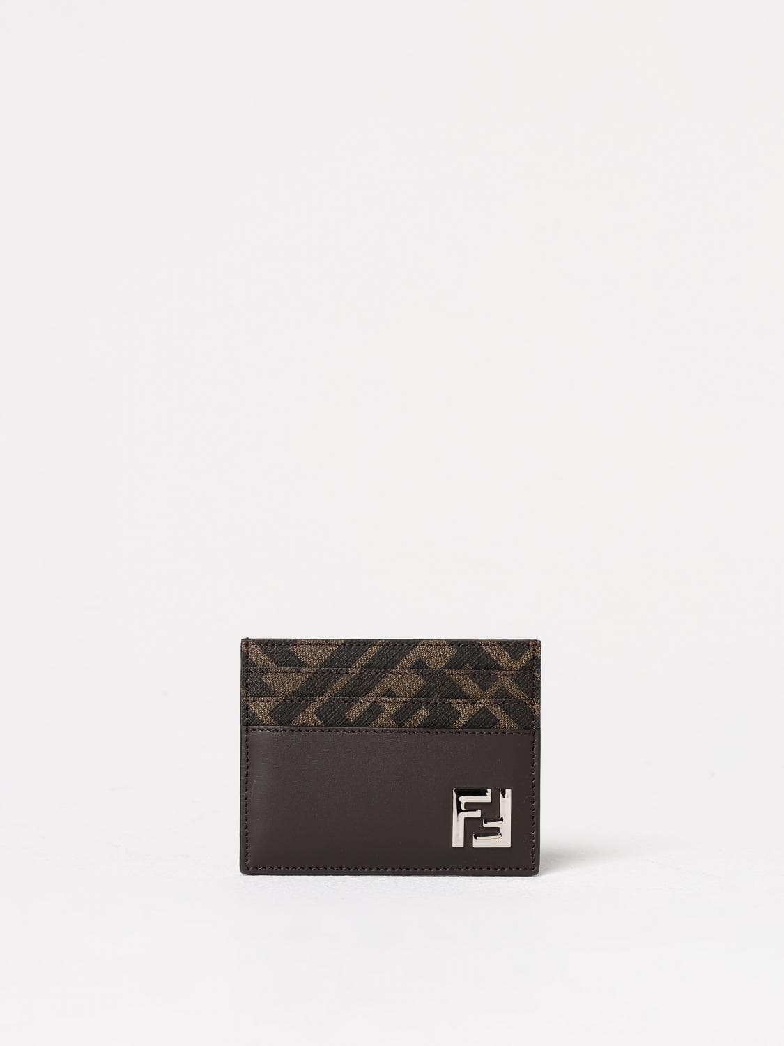 Fendi Wallet Men color Brown