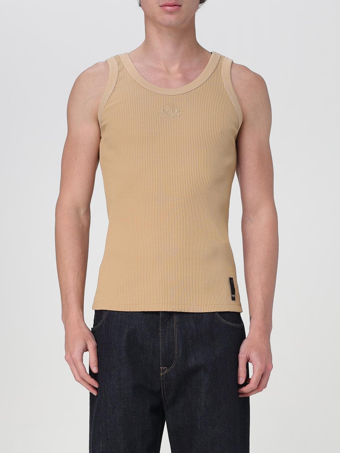 Fendi T-Shirt Men color Beige