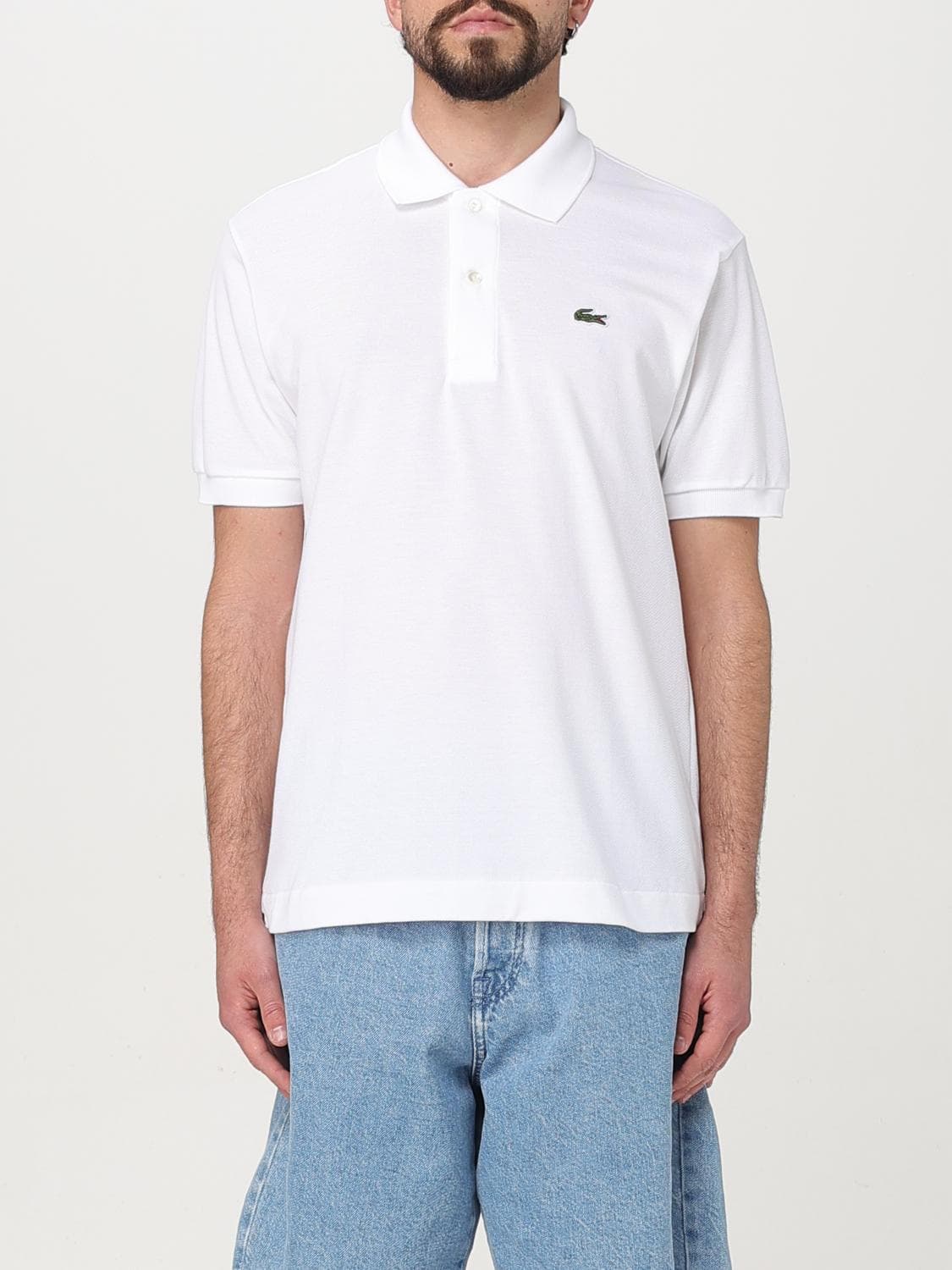 Lacoste Polo Shirt Men color White
