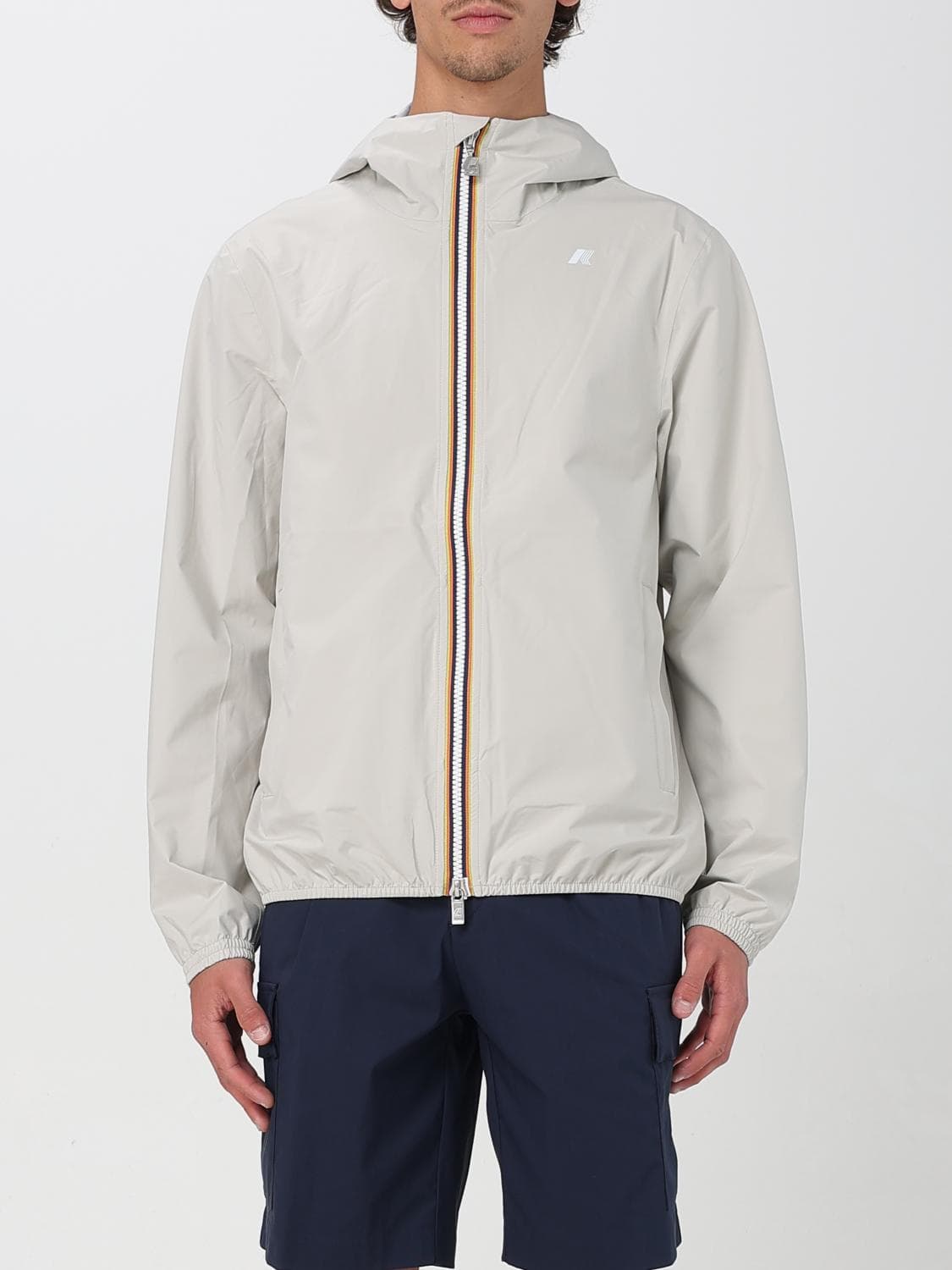 K-Way Jacket Men color White