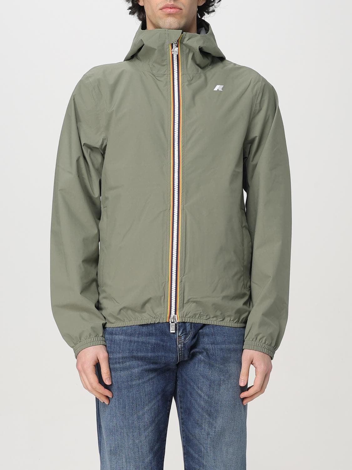 K-Way Jacket Men color Green