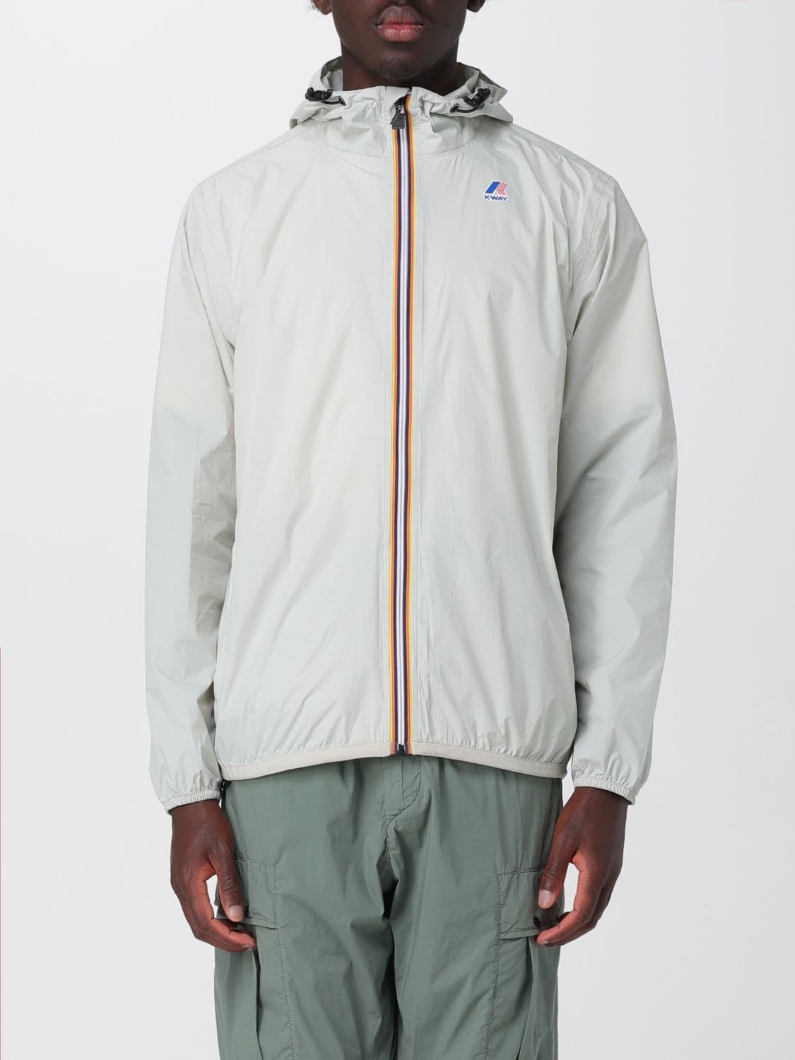 K-Way Jacket Men color Beige