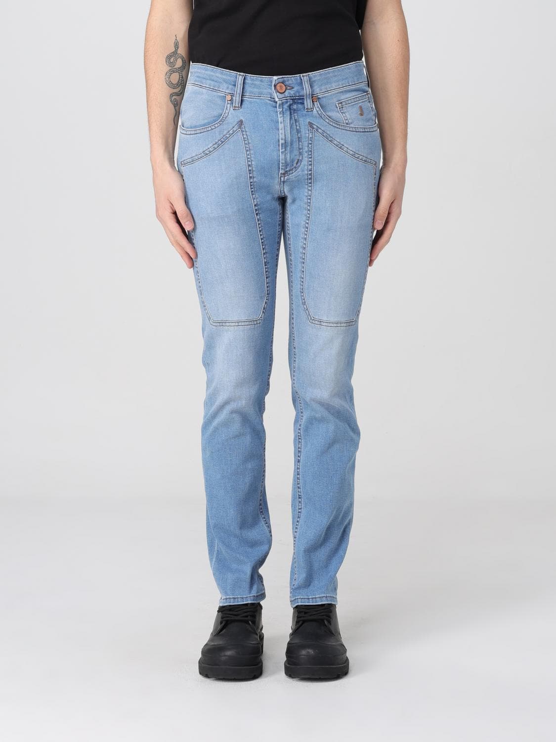 Jeckerson Jeans Men color Blue 1