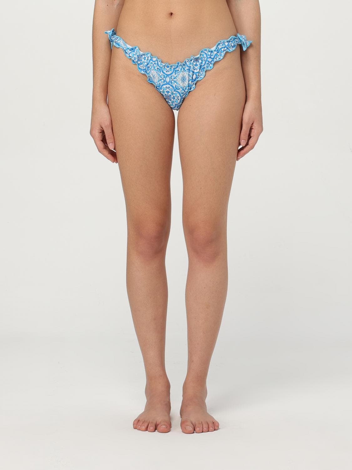 Mc2 Saint Barth Swimsuit Woman color Gnawed Blue