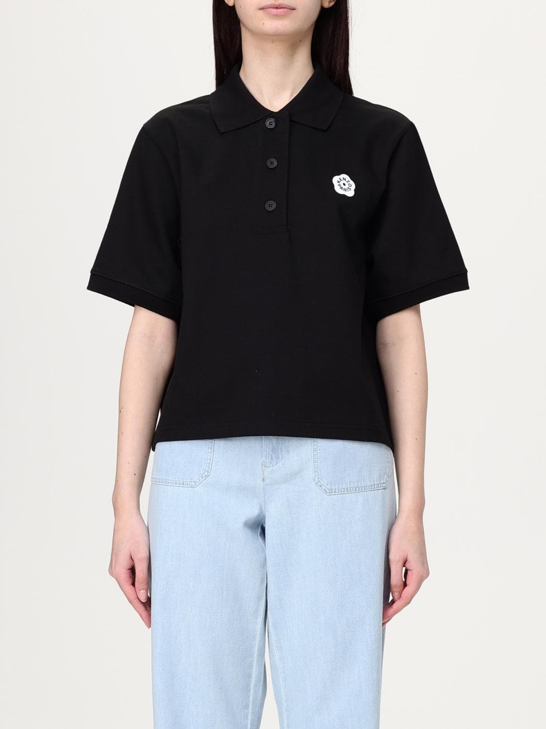 Kenzo Polo Shirt Woman color Black · XS