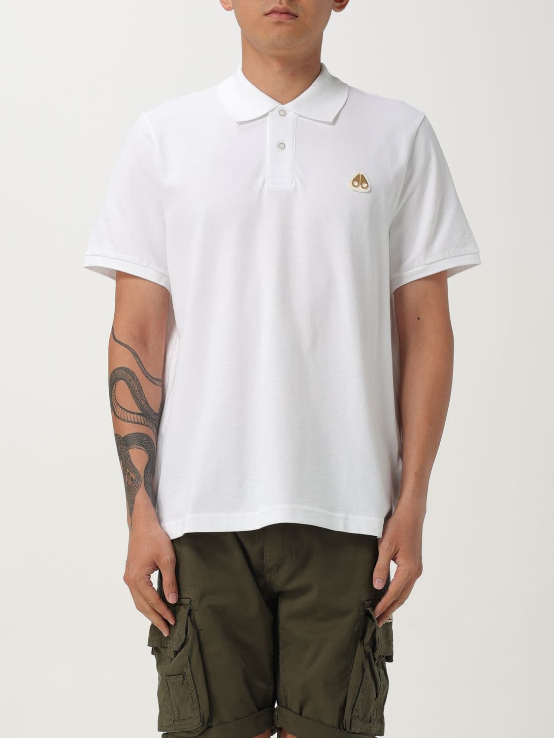 Moose Knuckles Polo Shirt Men color White · XL