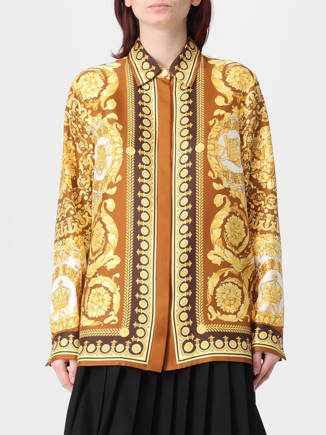 Versace Shirt Woman color Multicolor