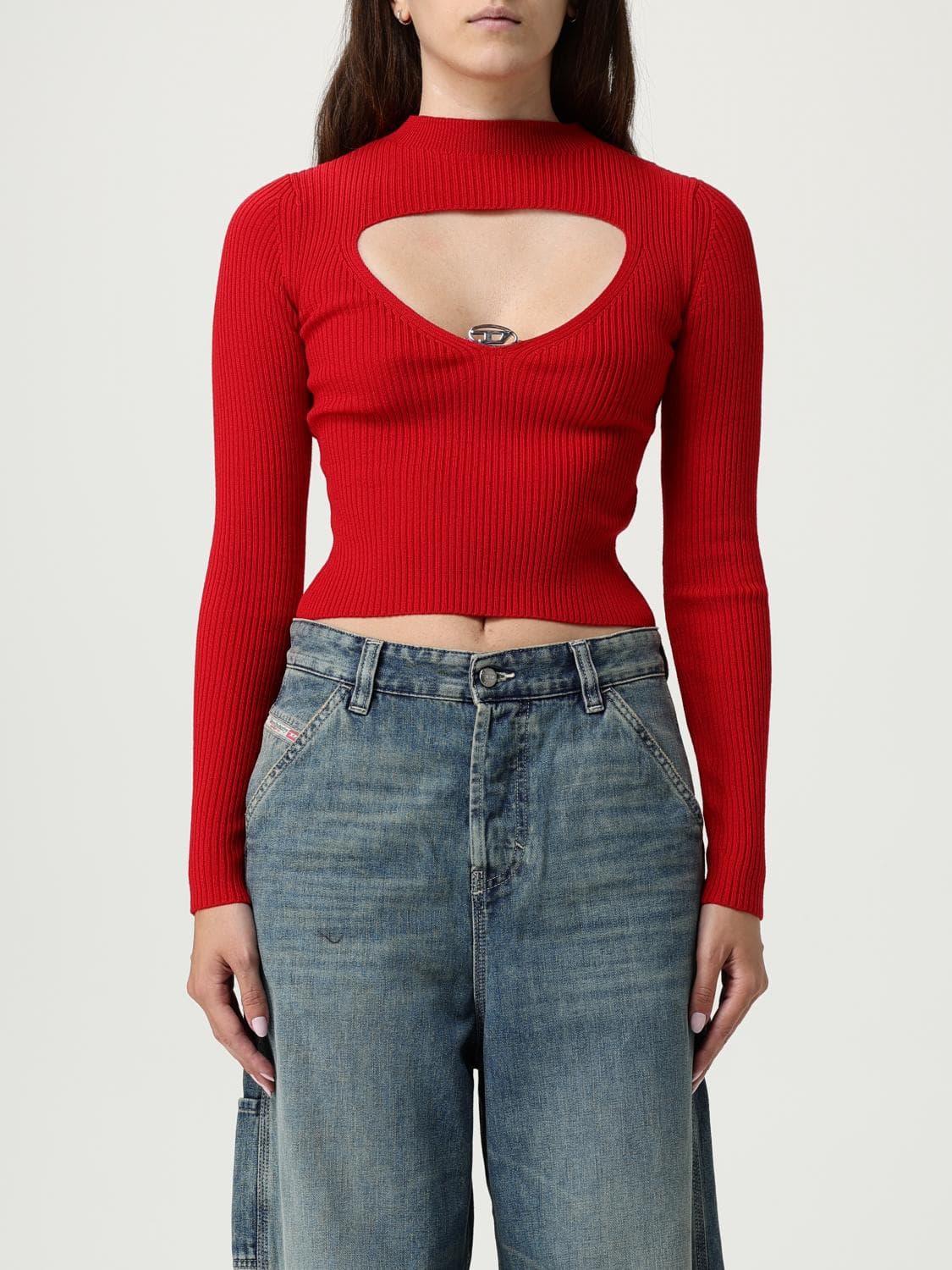Diesel Top Woman color Red