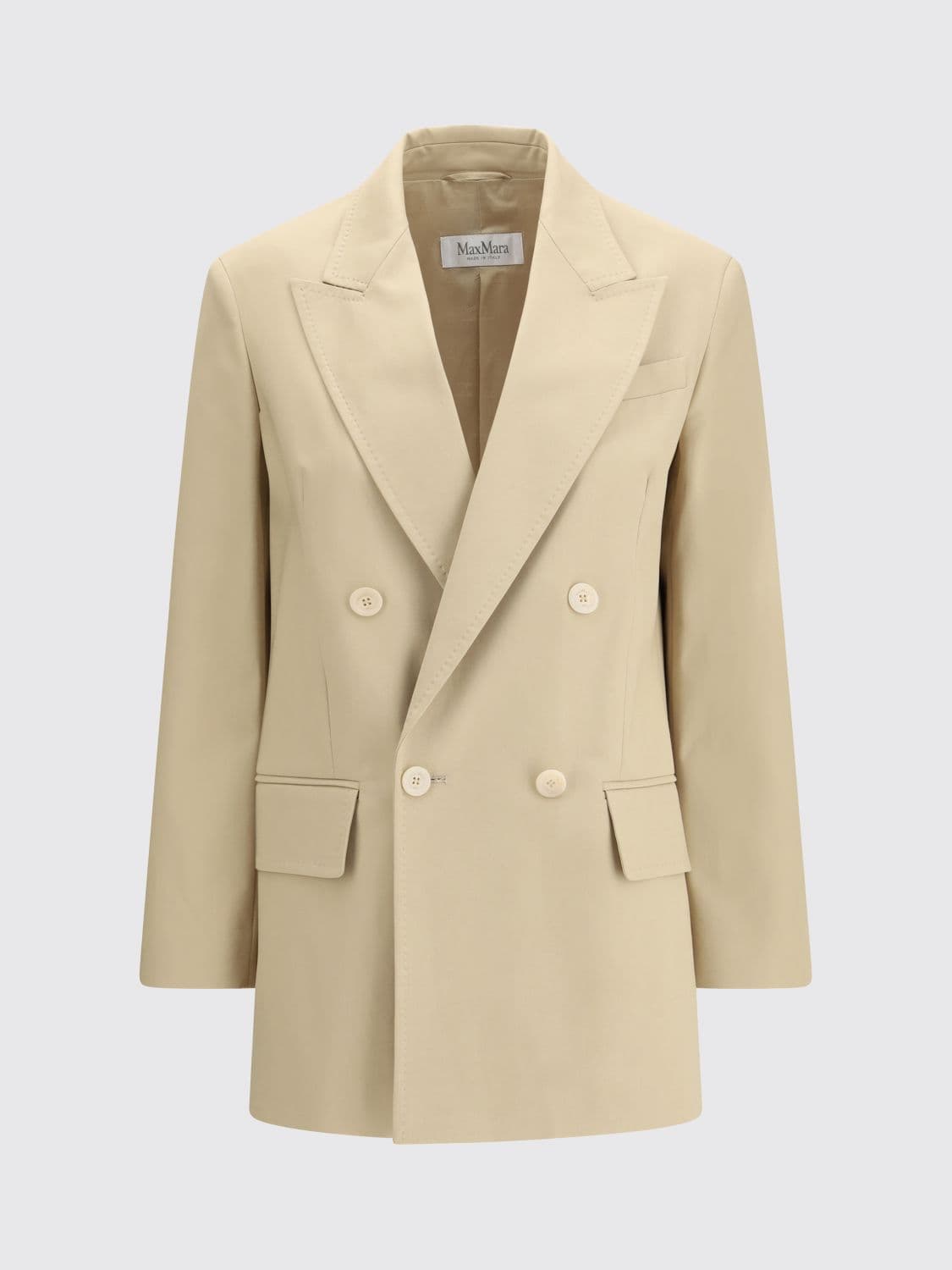 Max Mara Jacket Woman color Sand · 46