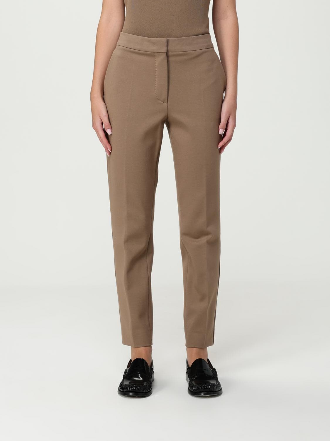 Max Mara Pants Woman color Camel