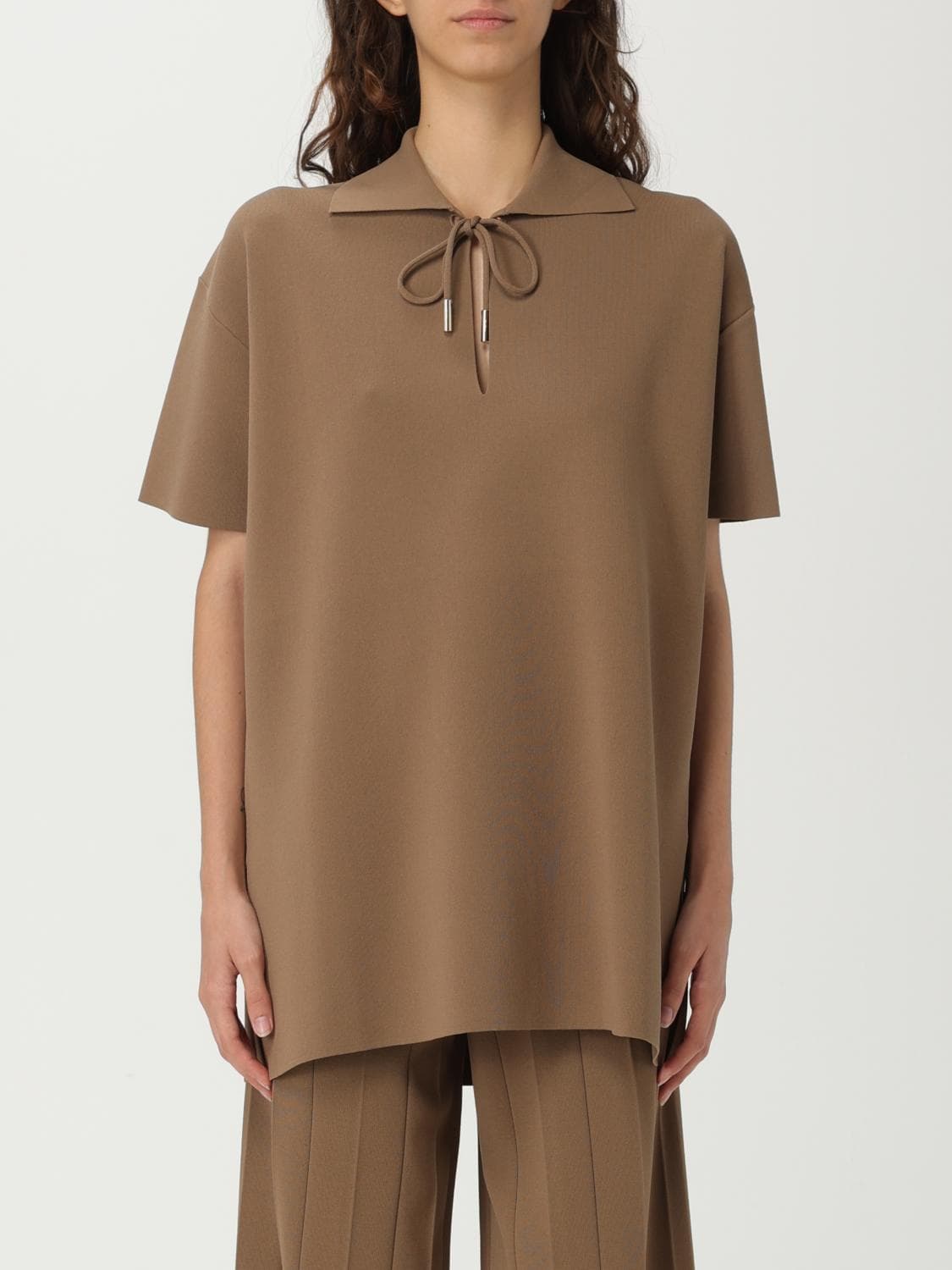 Max Mara Polo Shirt Woman color Hazel