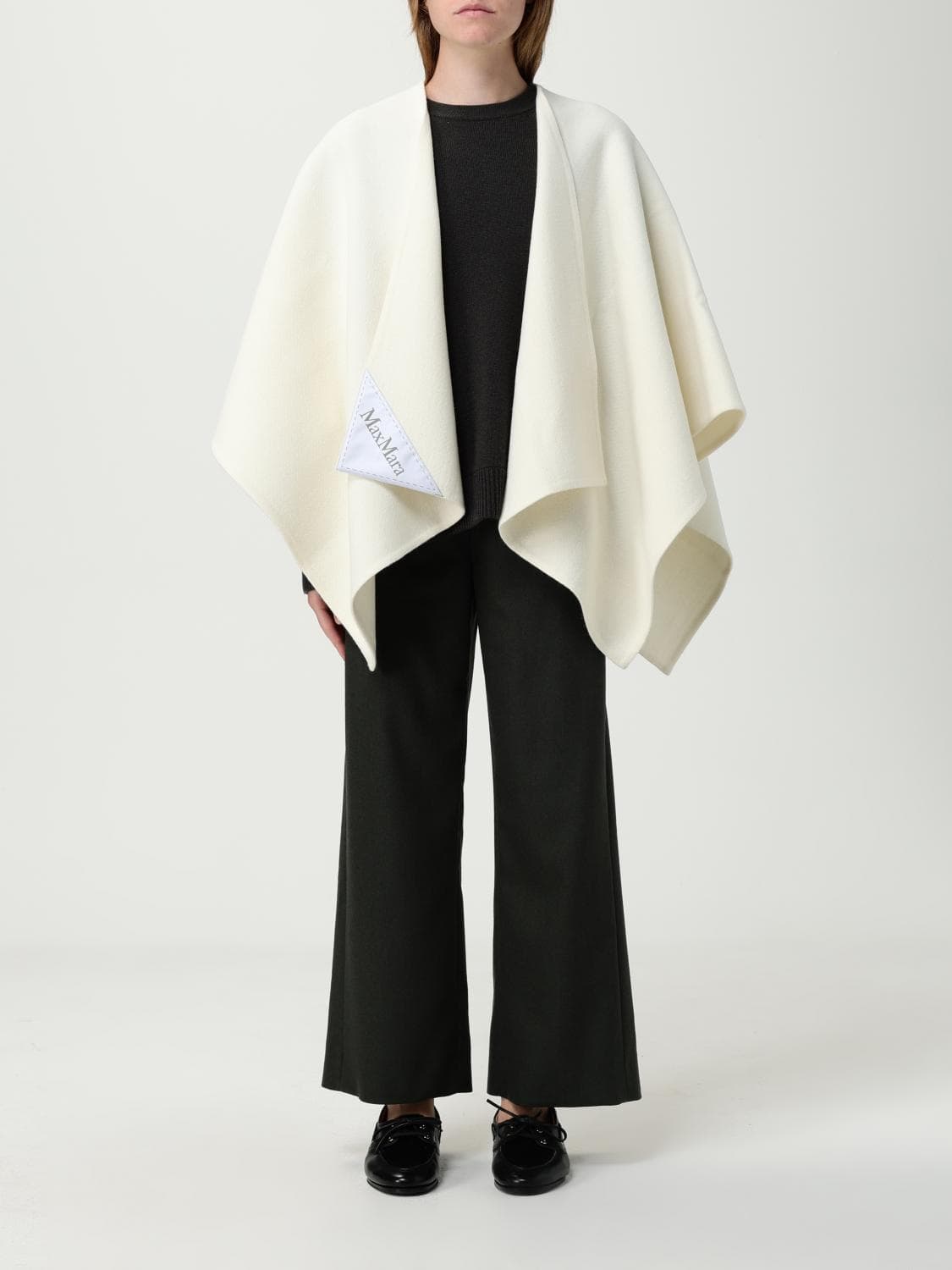 Max Mara Coat Woman color White