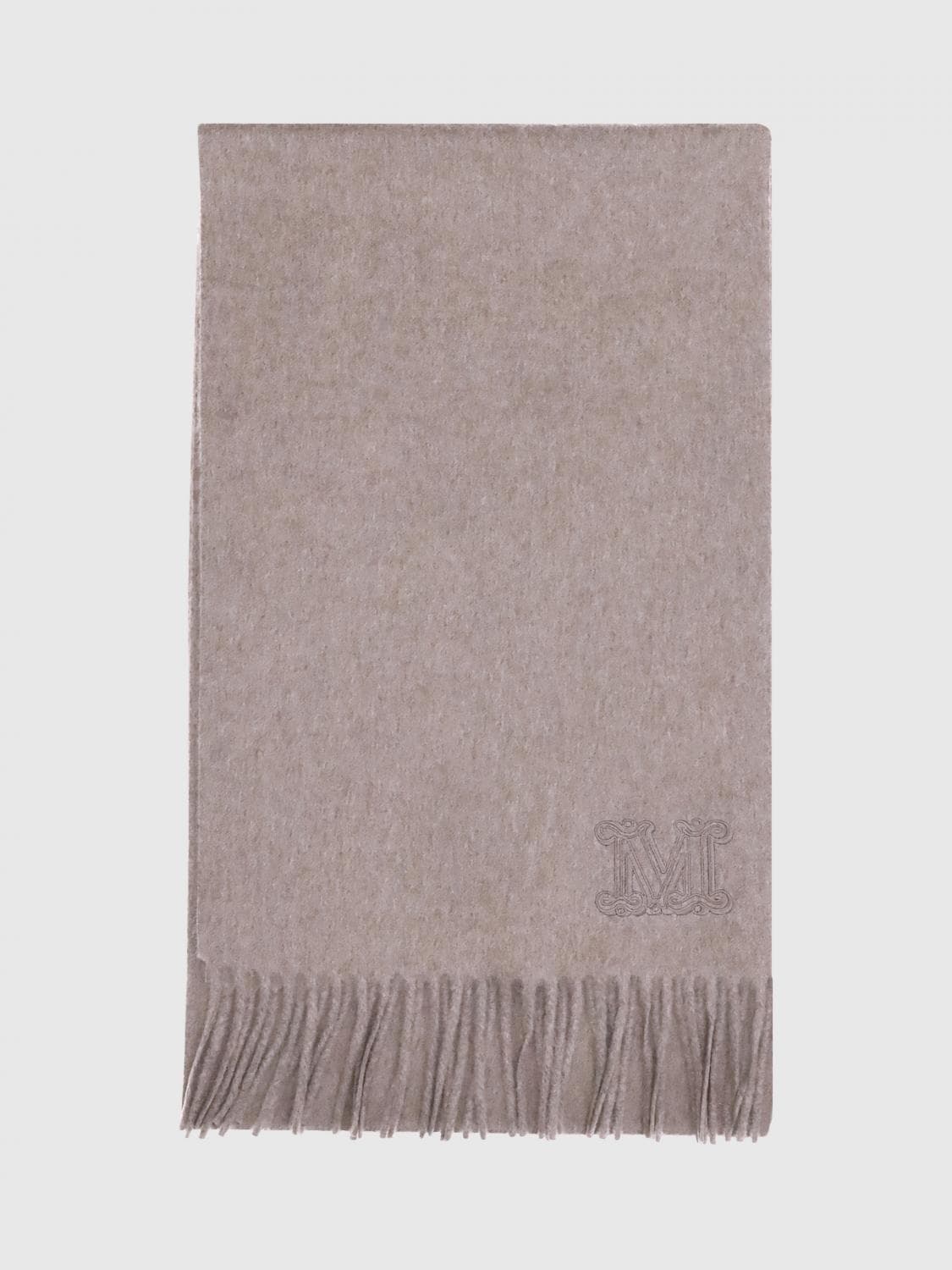 Max Mara Scarf Woman color Dove Grey · OS