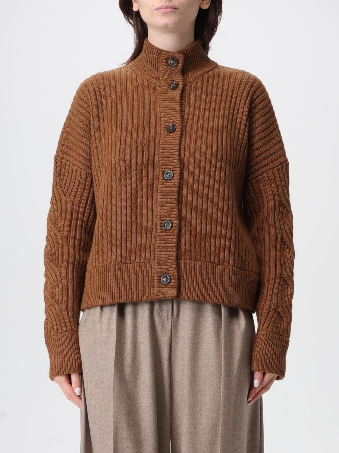 Max Mara Sweater Woman color Brown