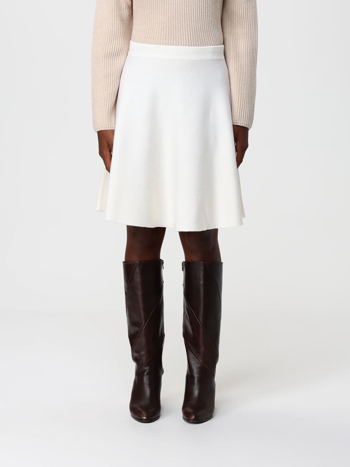 Max Mara Skirt Woman color Pearl