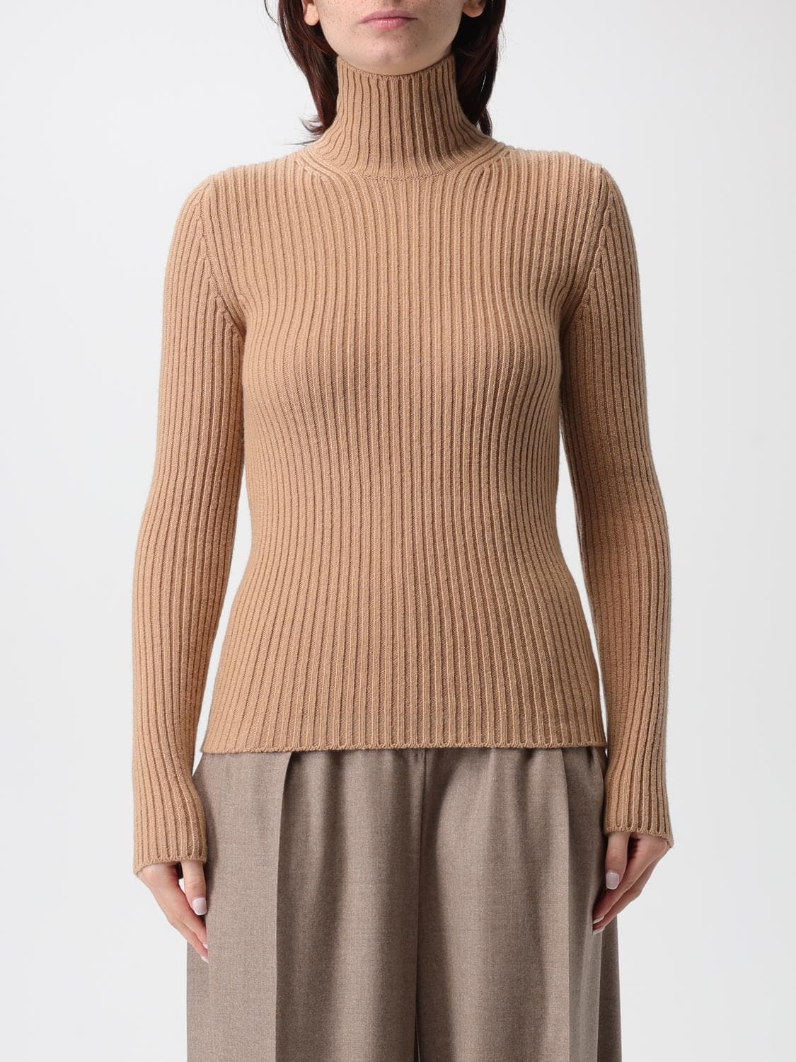 Max Mara Sweater Woman color Camel