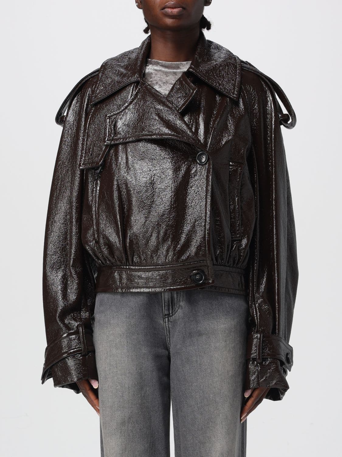 Sportmax Jacket Woman color Dark · 42