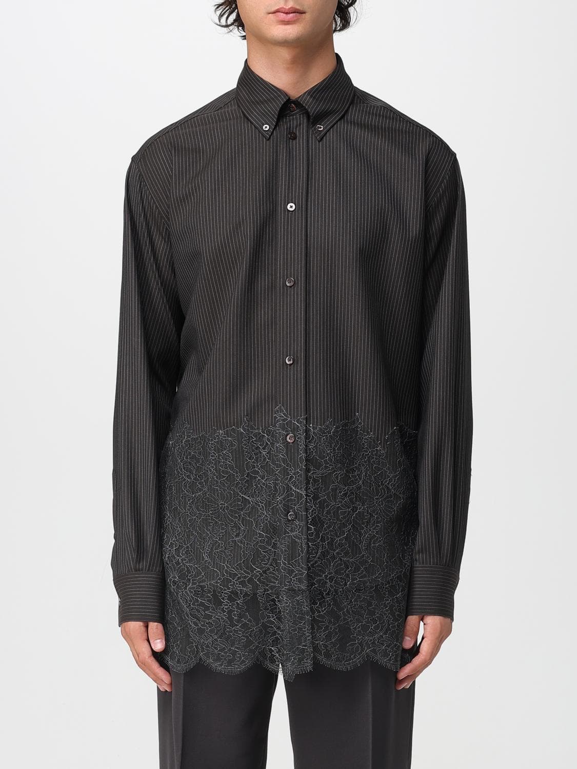Fendi Shirt Men color Leather