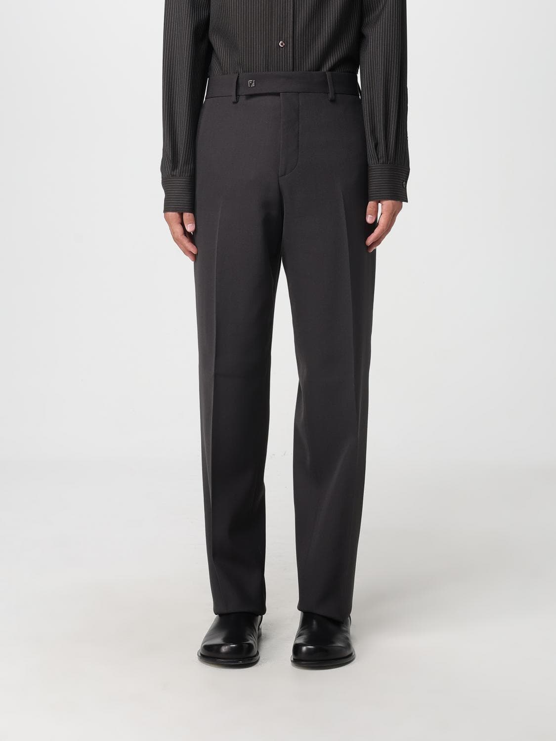 Fendi Pants Men color Brown