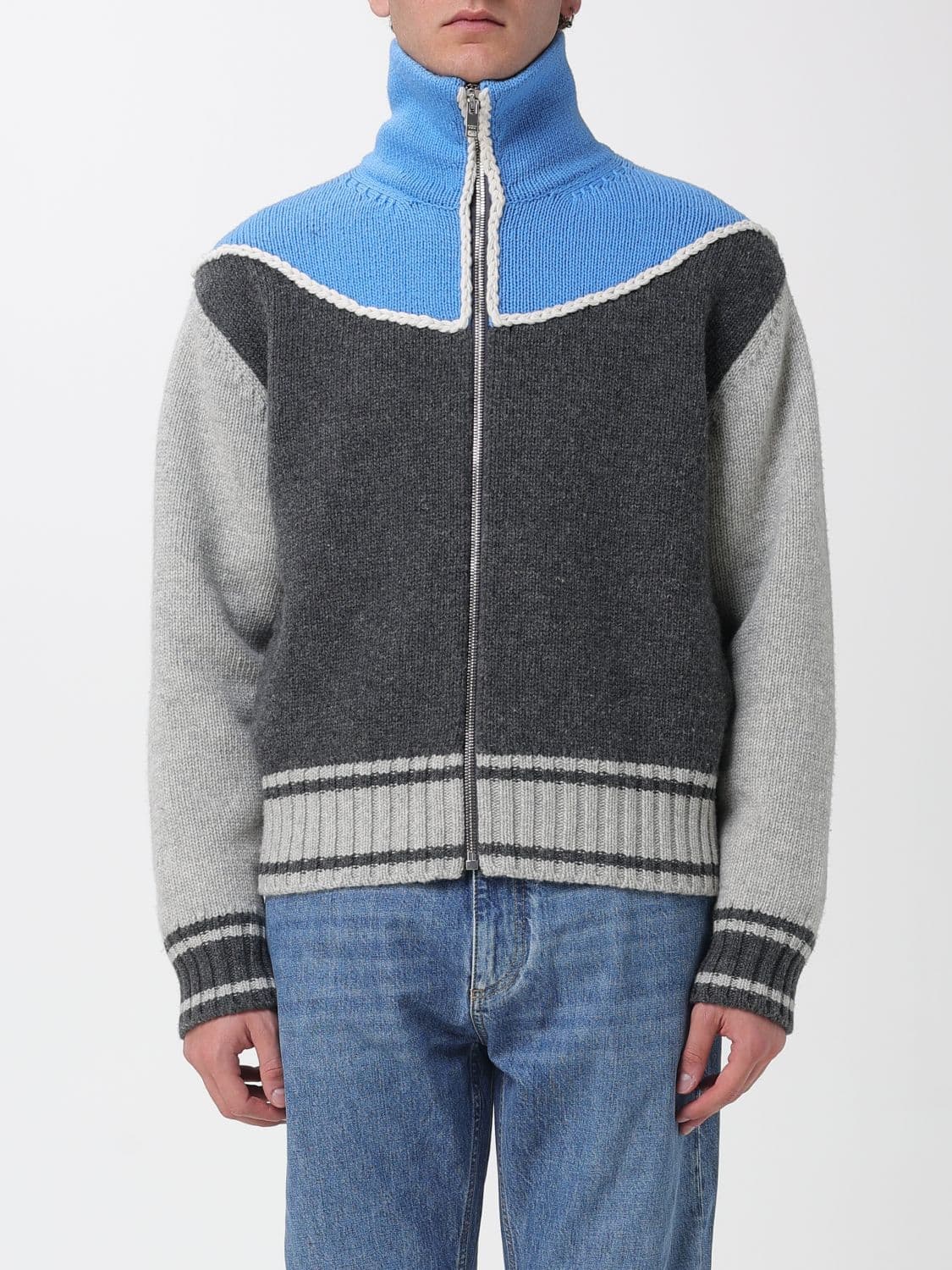 Bottega Veneta Sweater Men color Charcoal