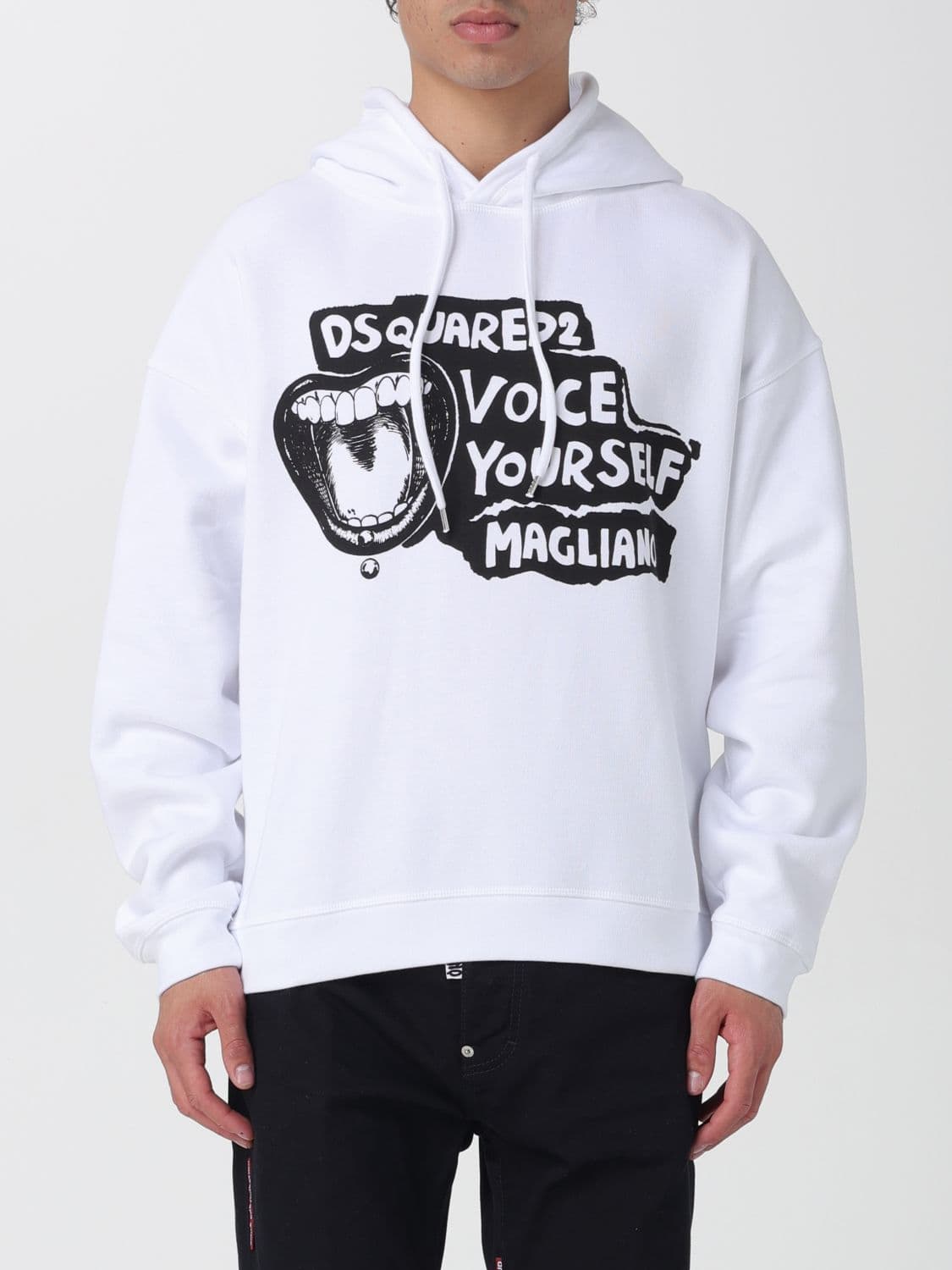 Magliano X Dsquared2 Sweatshirt Men color White
