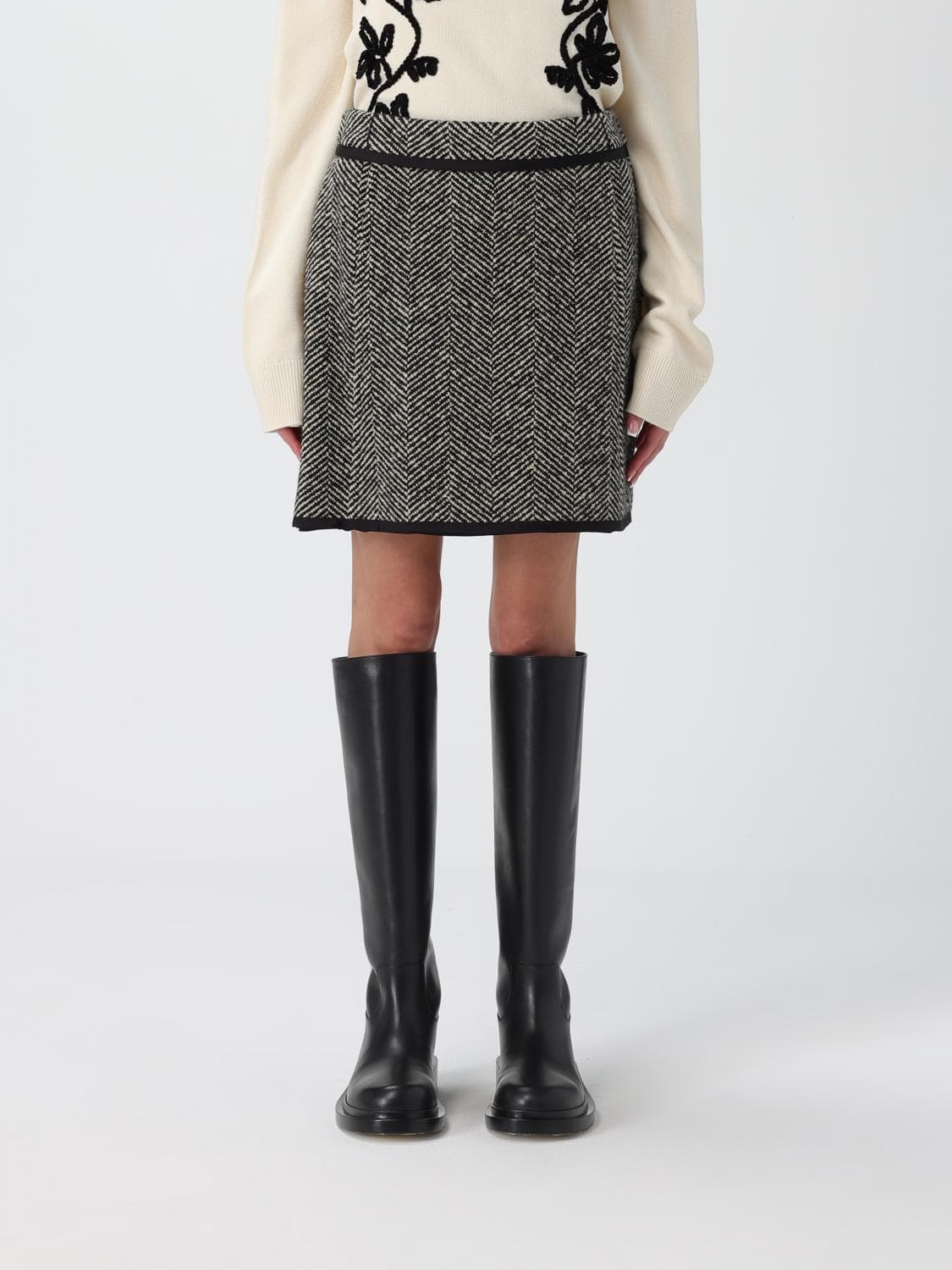 Jil Sander Skirt Woman color Military