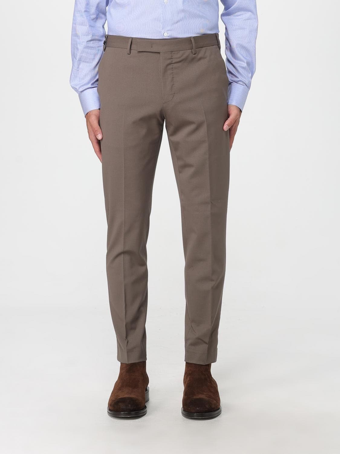Pt Torino Pants Men color Burnt