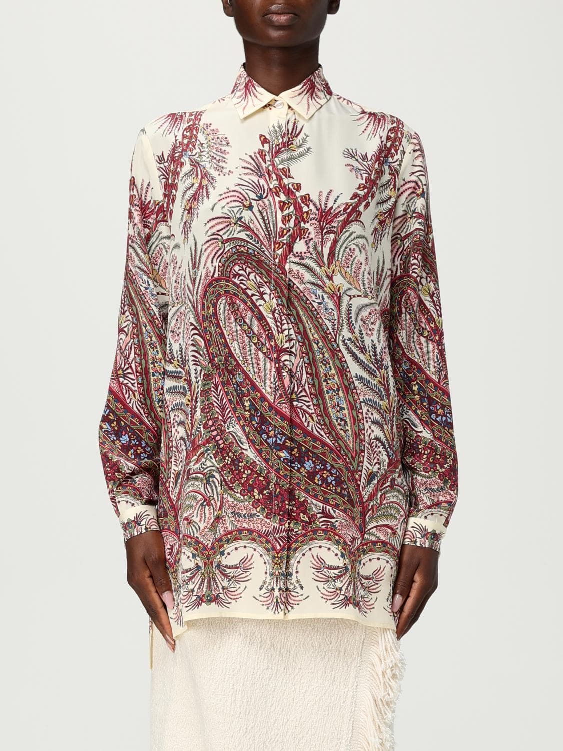 Etro Shirt Woman color Burgundy · 38