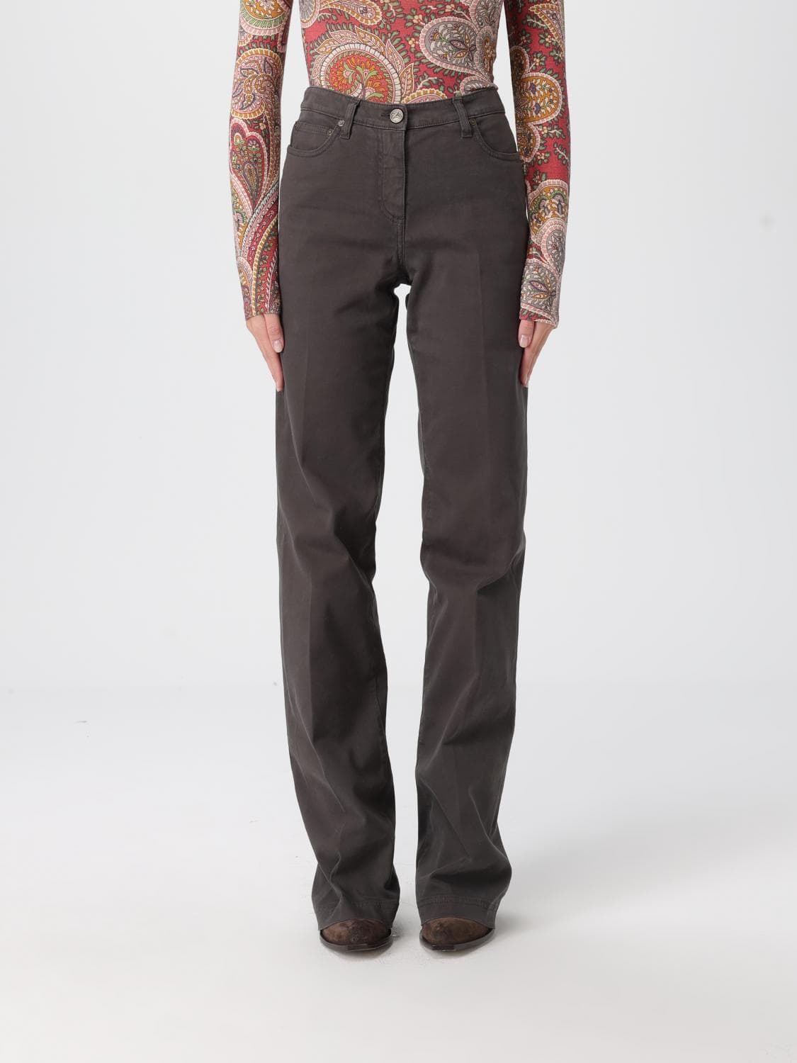 Etro Jeans Woman color Grey