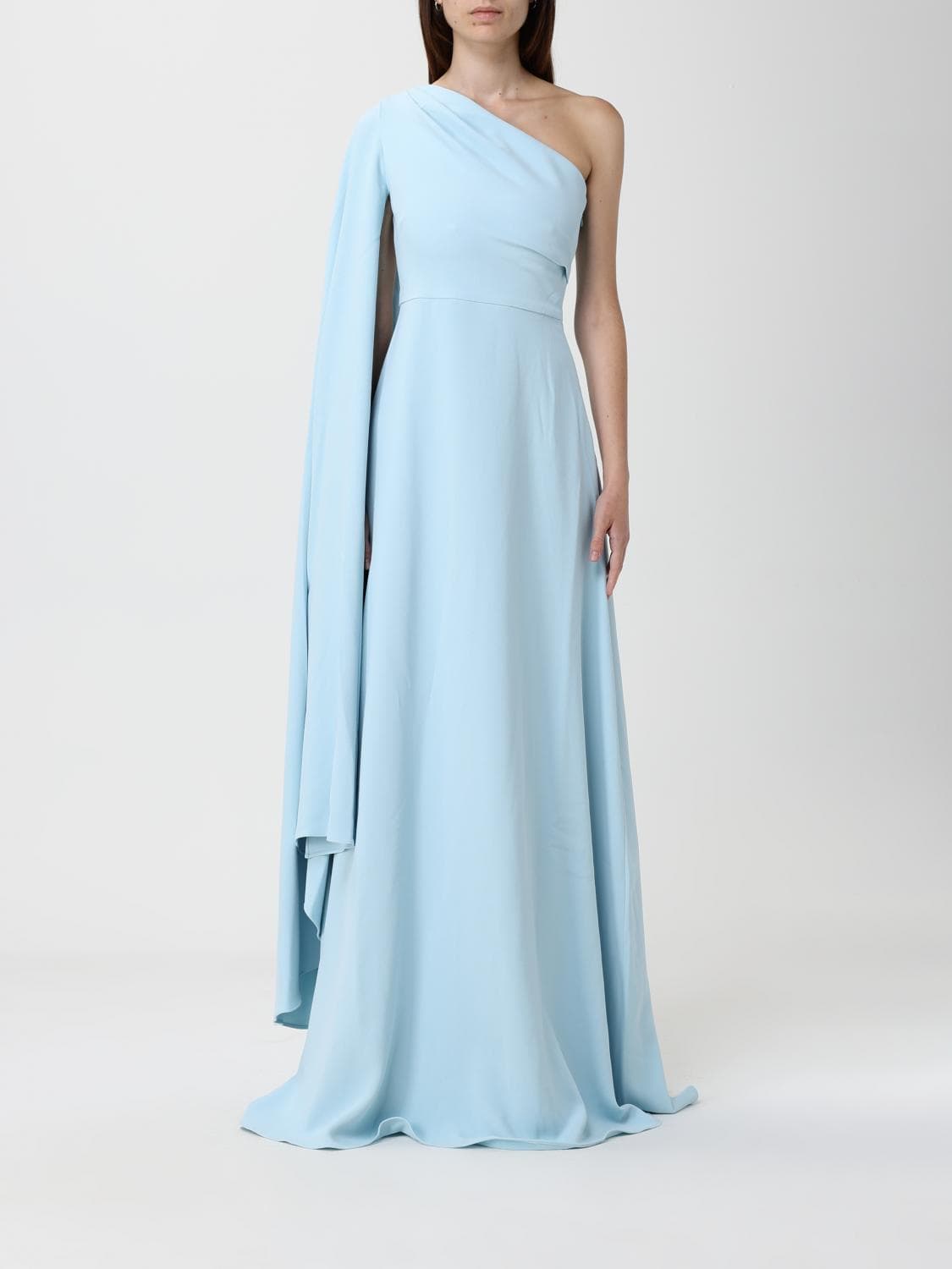 Solace London Dress Woman color Gnawed Blue