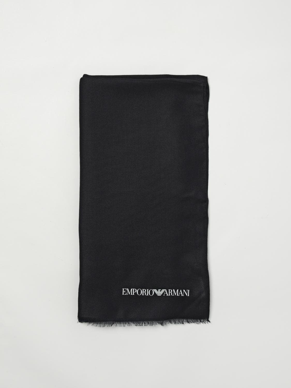 Emporio Armani Scarf Men color Navy · OS