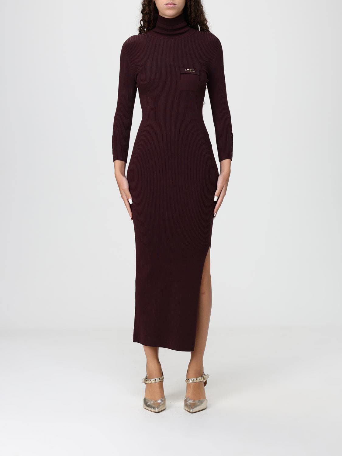 Elisabetta Franchi Dress Woman color Wine