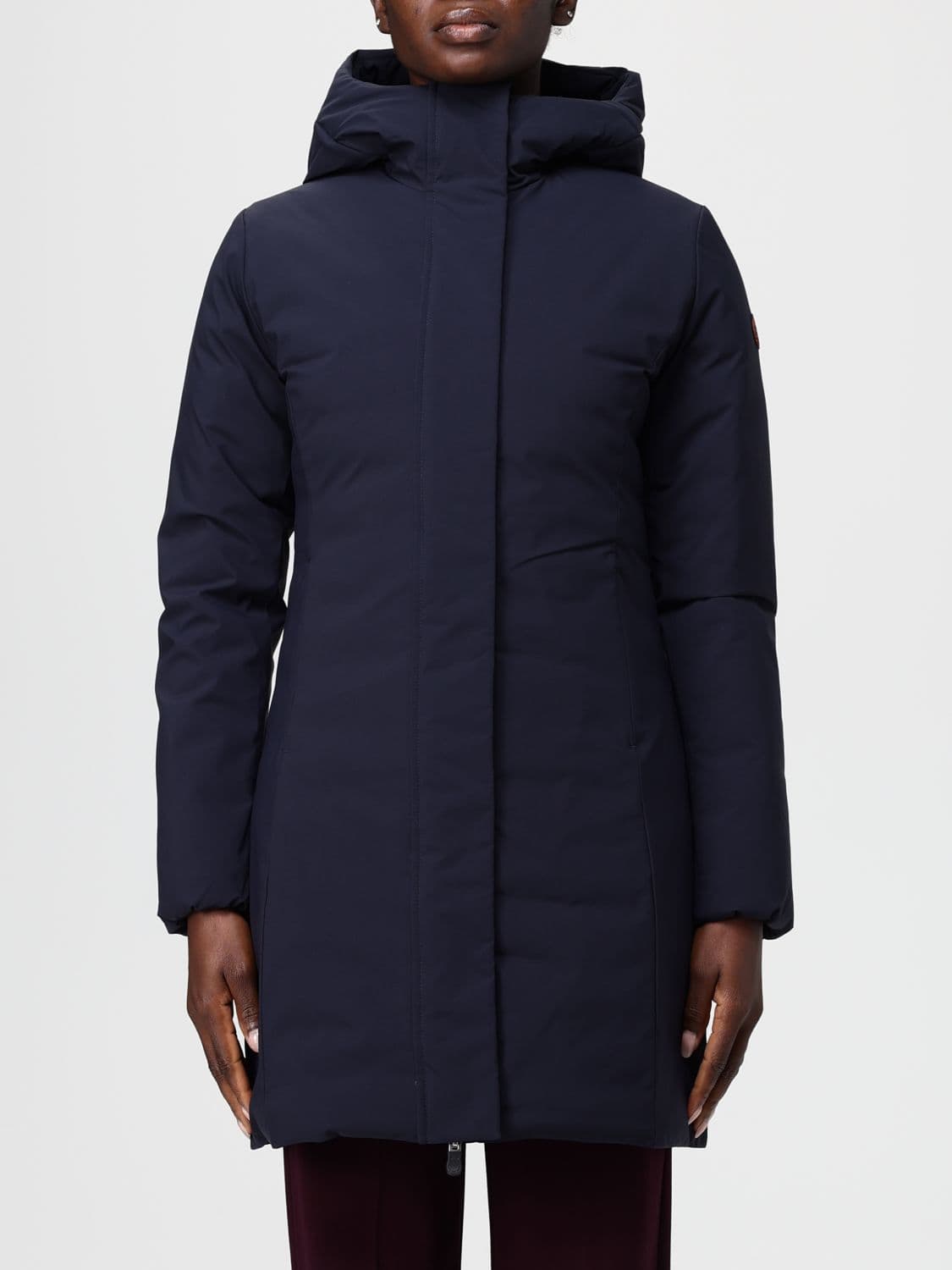 Save The Duck Coat Woman color Blue