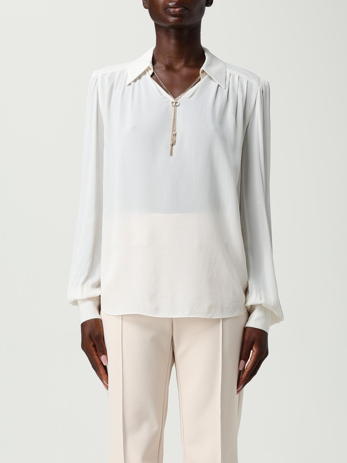 Twinset Top Woman color Natural