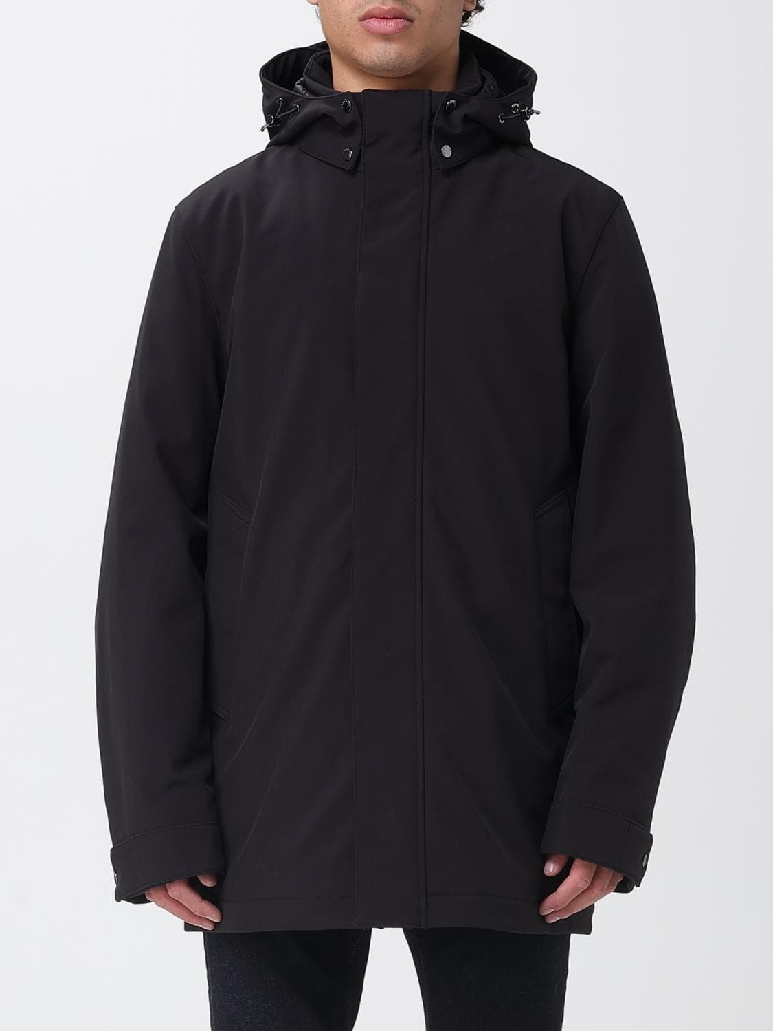 Woolrich Coat Men color Black