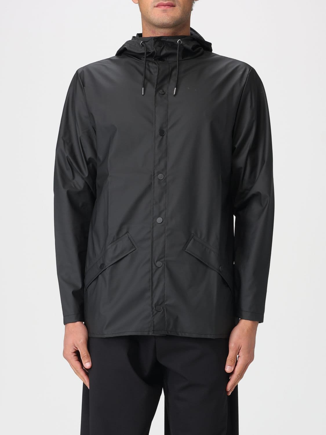 Rains Jacket Men color Black