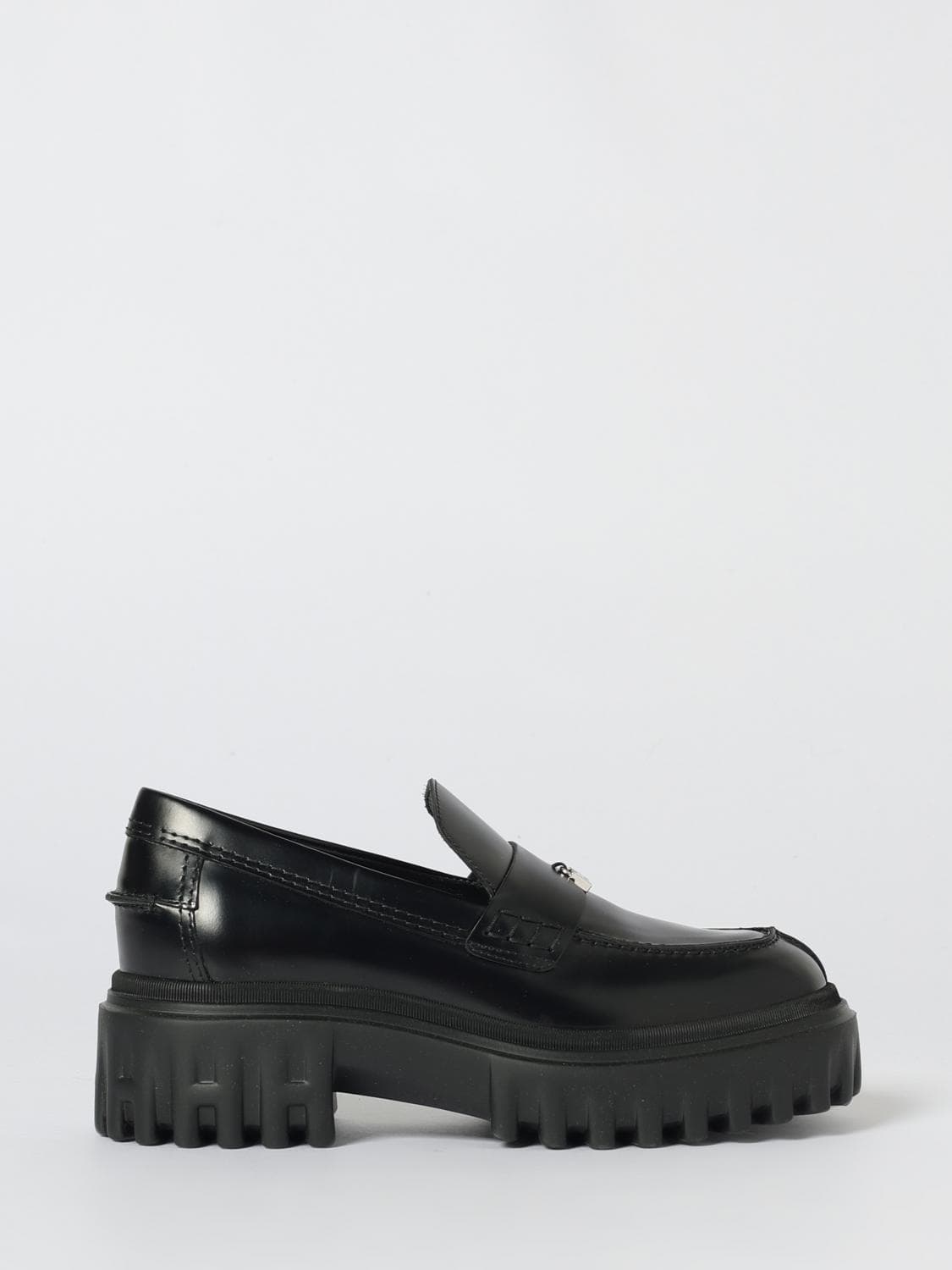 Hogan Loafer Woman color Black · 39