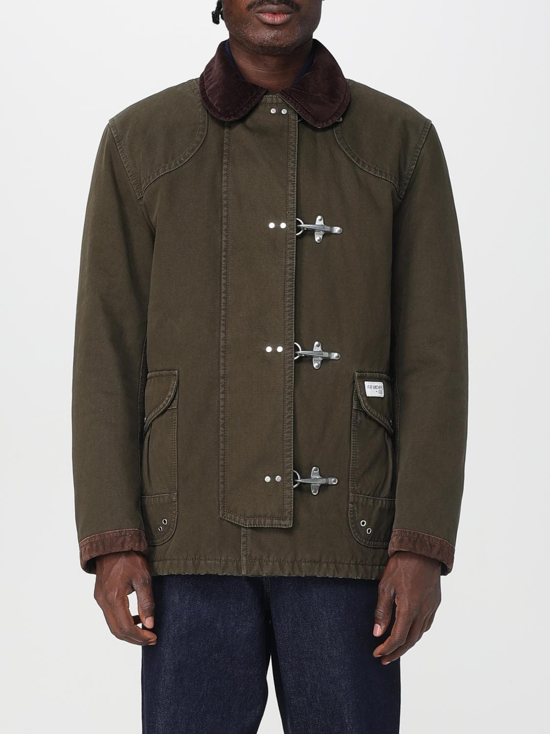 Fay Jacket Men color Military
