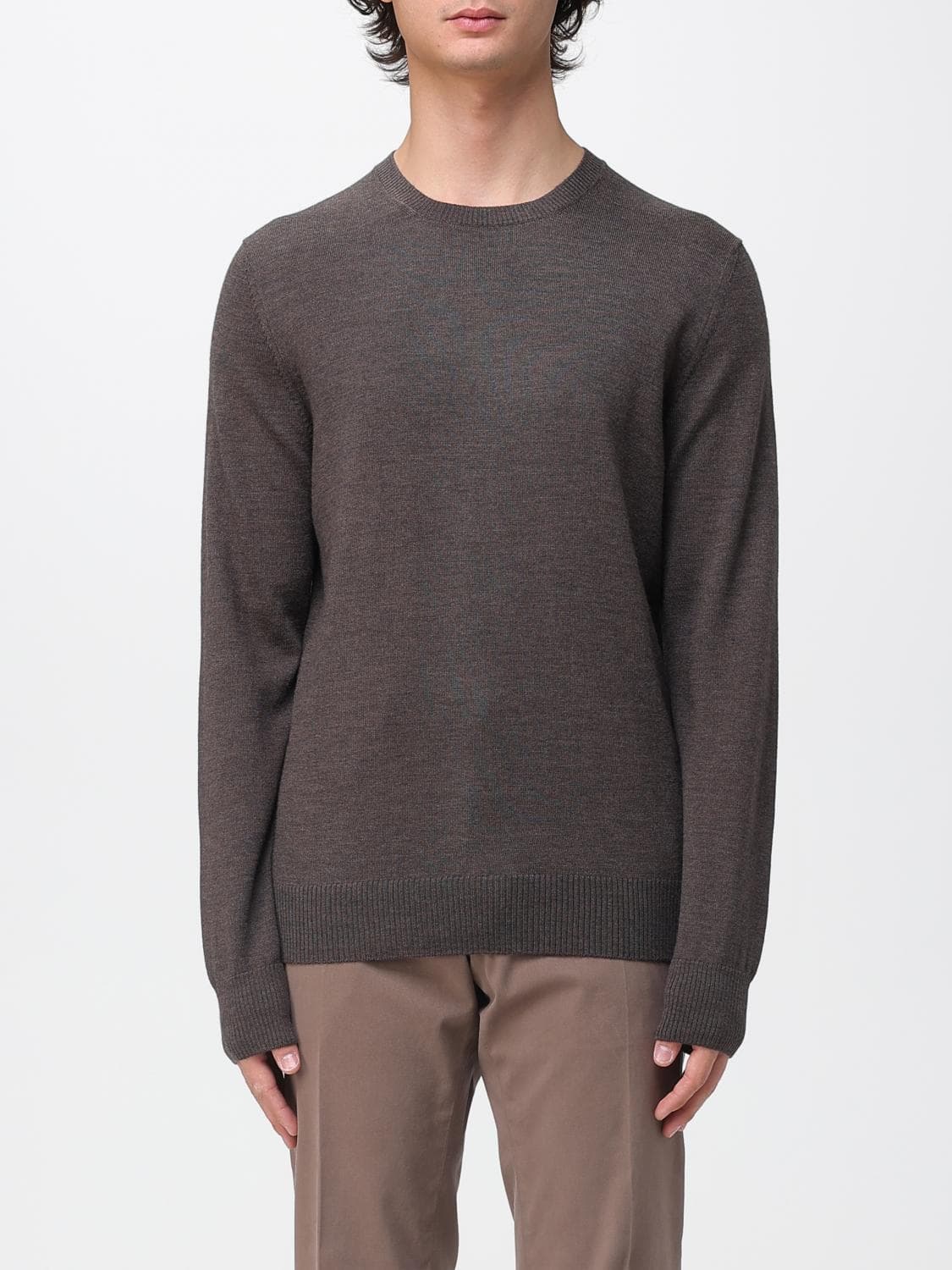 Fay Sweater Men color Cocoa