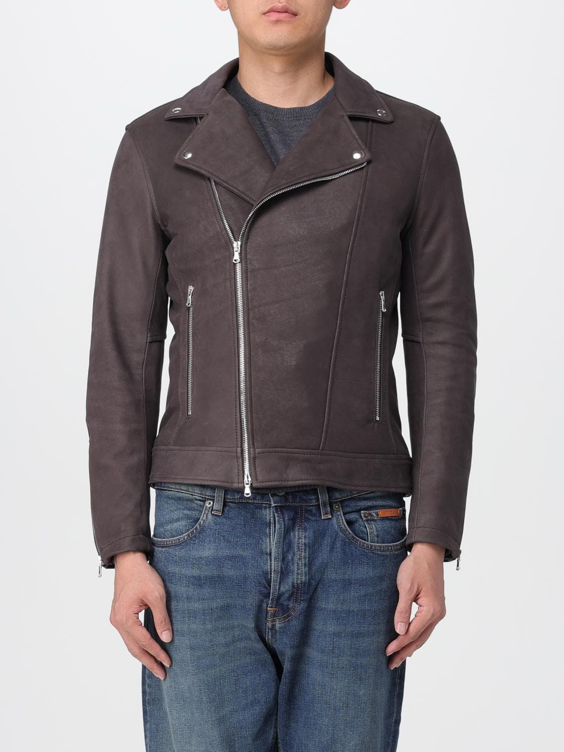 Xc Jacket Men color Brown
