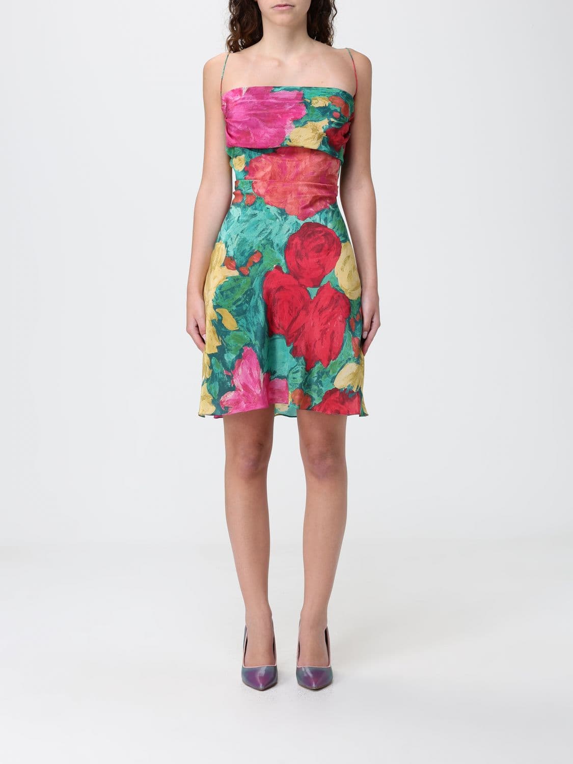 Balmain Dress Woman color Green
